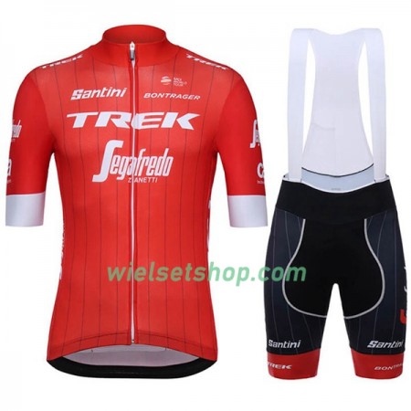 Fietskleding (Fietsshirt + Korte Koersbroek) 2018 Trek-Segafredo N001